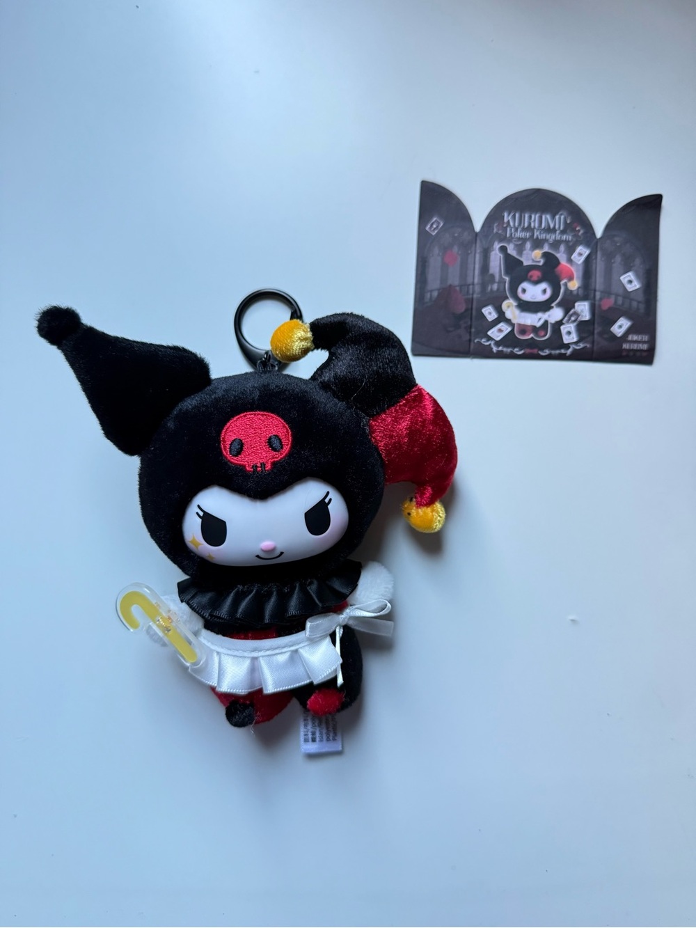 Sanrio Kuromi Plush Keychain from Poker Kingdom Series